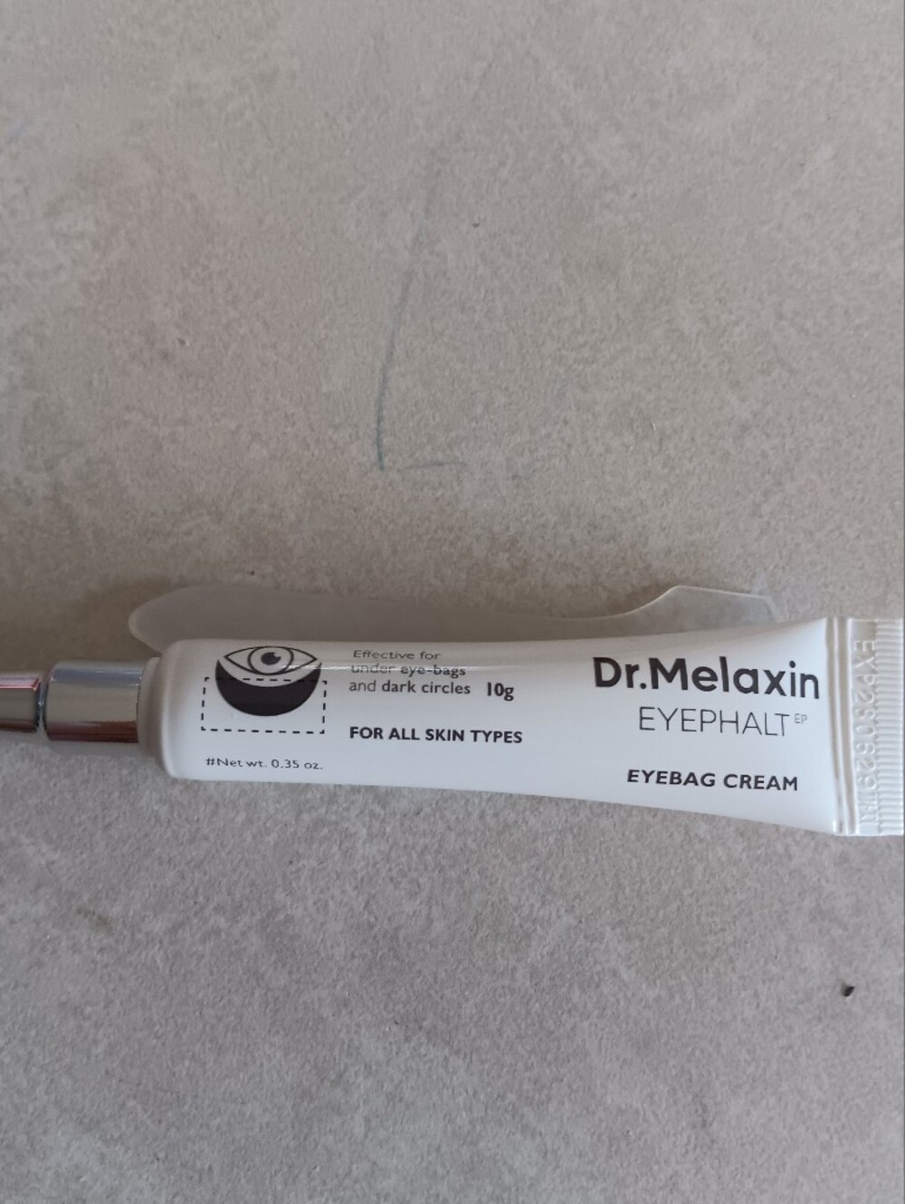 Dr. Melaxin Eyephalt Eyebag Cream Expires 2028 10g.